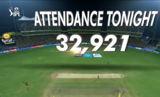 CSK v SRH Attendance 2023