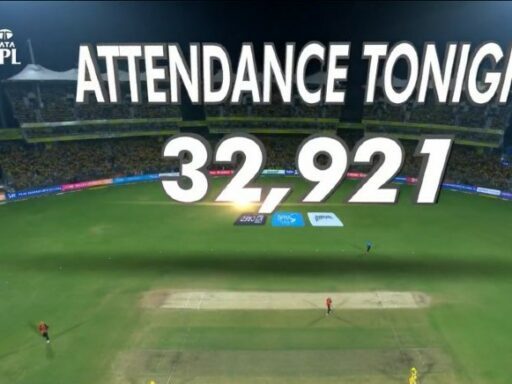 CSK v SRH Attendance 2023