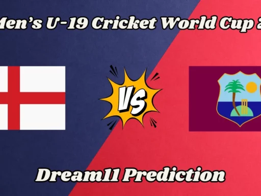 EN-U19 vs WI-U19: Match Prediction, Dream11 Team, Fantasy Tips & Pitch Report