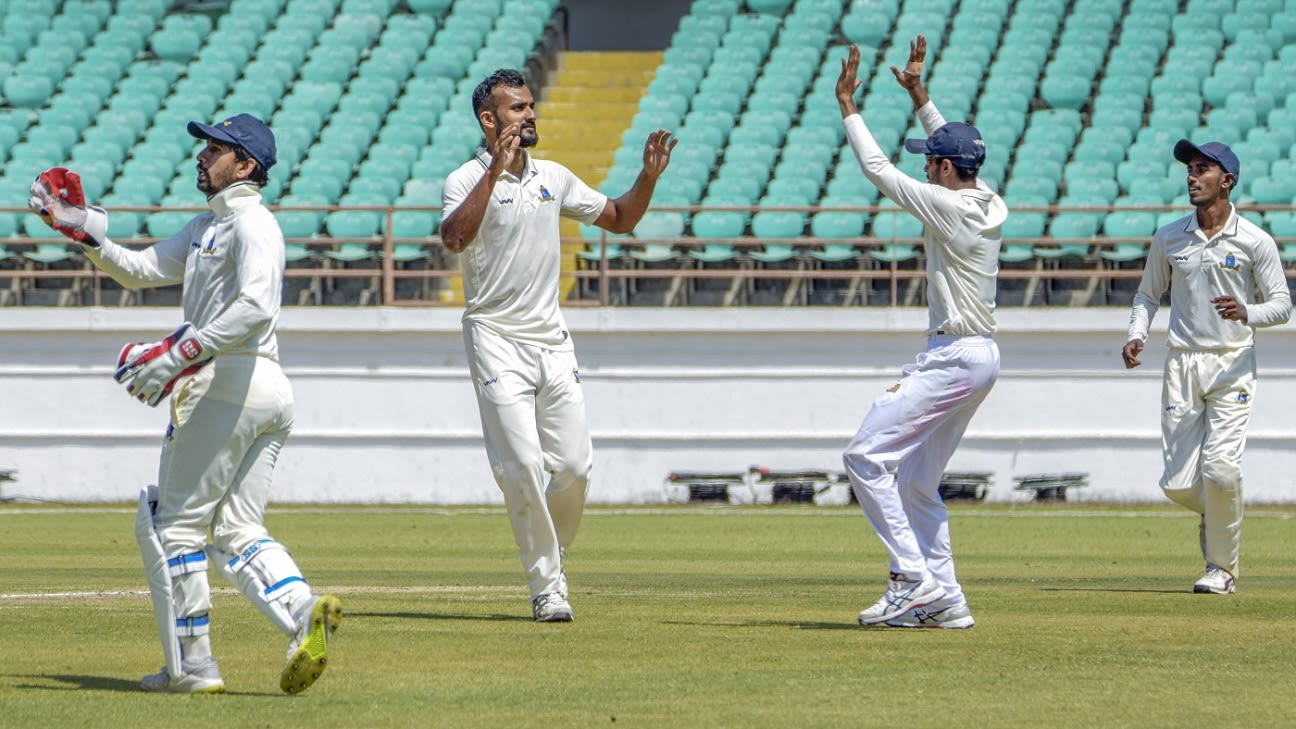 Ranji Trophy Vidarbha make history against Gujarat double for