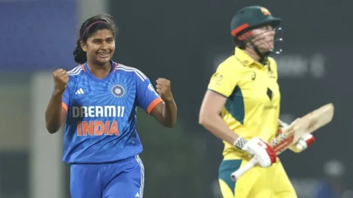 Recent Match Report India W vs AUS WMN 1st