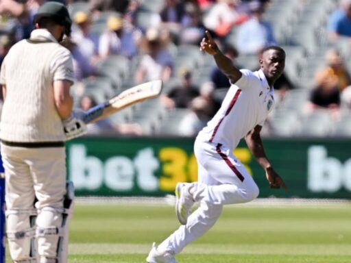 Shamar Joseph on wicket of Steven Smith Ill take