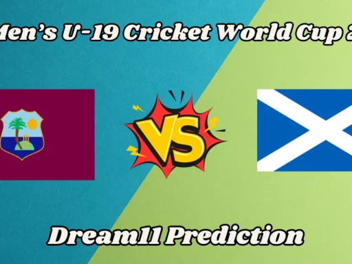 WI U-19 vs SCO-U19: Match Prediction, Dream11 Team, Fantasy Tips & Pitch Report